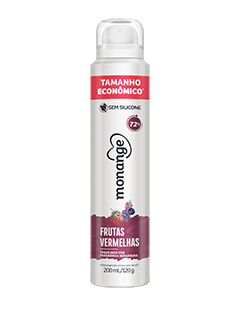 MONANGE DESODORANTE AERO ECONÔMICO FRUTAS VERMELHAS 200ML